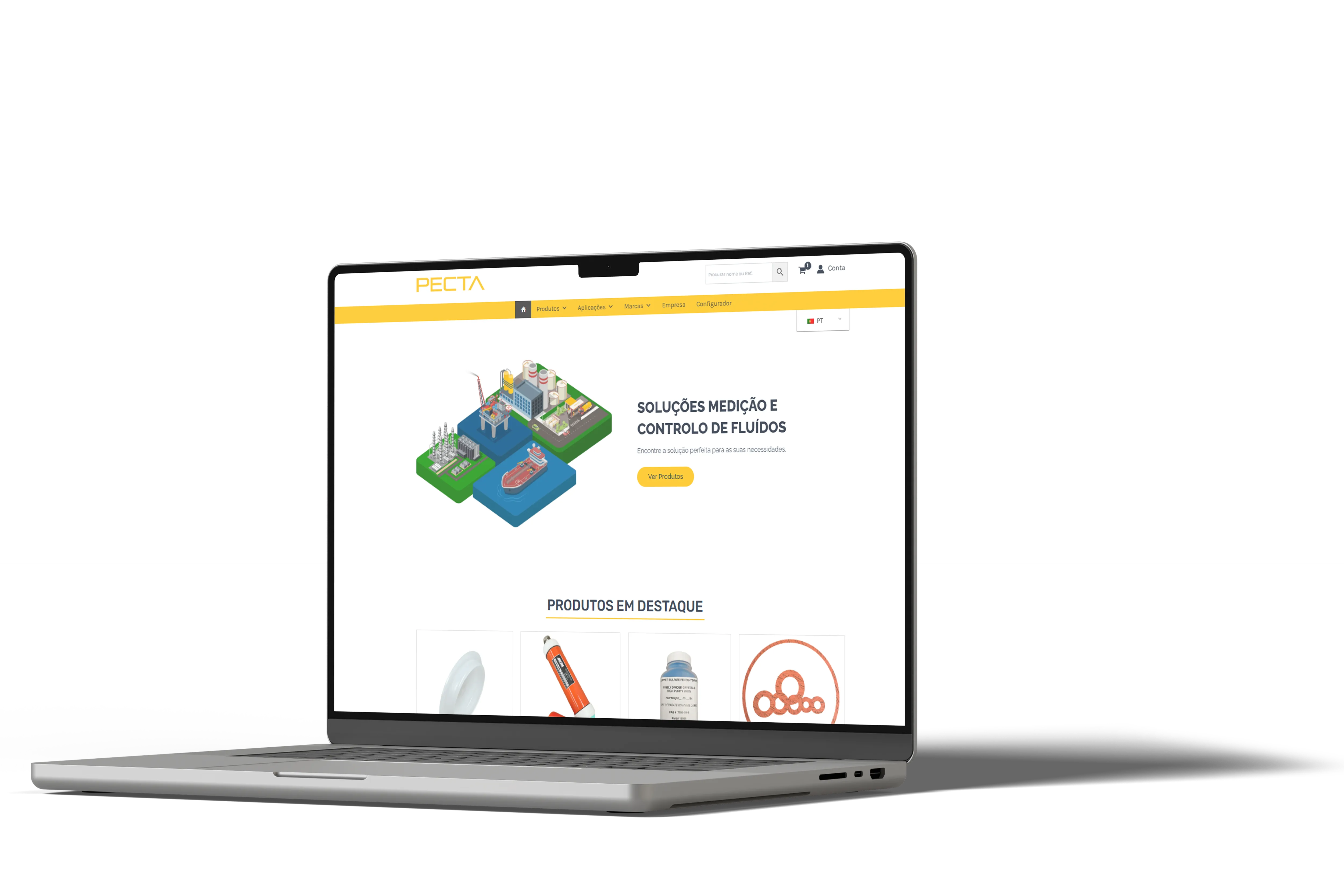 Mockup Loja Online 1 | PECTA Lda.