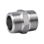 Imagem de Uniões 3000# de aço carbono A105, com acabamento em galvanização a quente, disponíveis em dimensões de 1/4" a 2" para sistemas industriais.