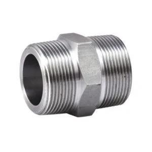 Imagem de Uniões 3000# de aço carbono A105, com acabamento em galvanização a quente, disponíveis em dimensões de 1/4" a 2" para sistemas industriais.