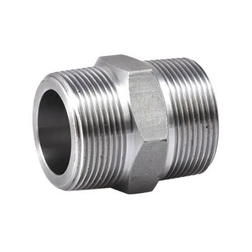 Imagem de Uniões 3000# de aço carbono A105, com acabamento em galvanização a quente, disponíveis em dimensões de 1/4" a 2" para sistemas industriais.