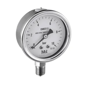 Manómetros em Aço Inox