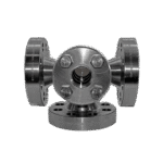 Visor de Caudal Tipo 590 Vista fronta com 3-vias