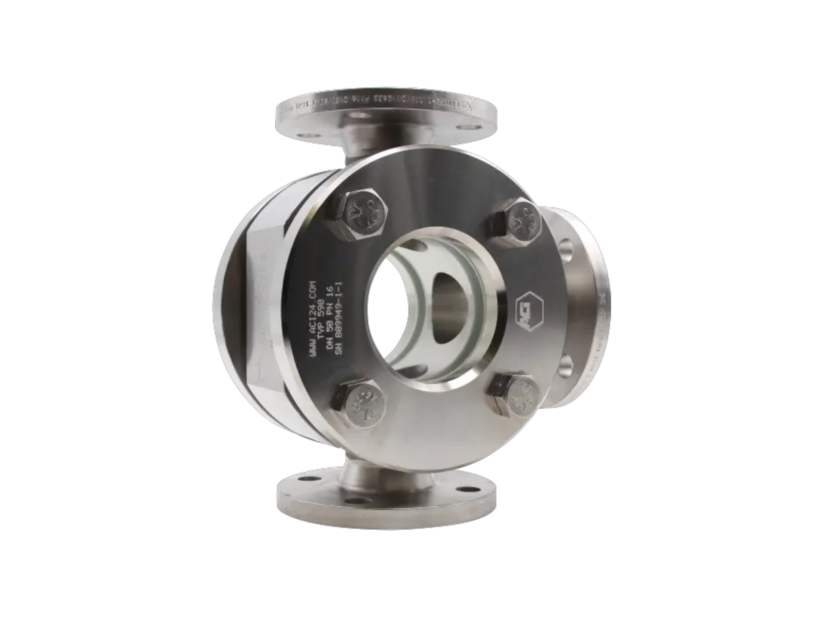 Visor de Caudal Tipo 590 - 3 Vias - DIN EN 1092-1