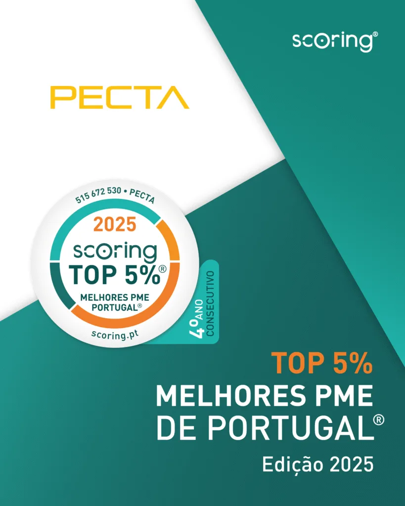 PECTA - 515672530 - DigitalCard TOP5 2025 Certificação TOP 5% Melhores PME de Portugal 2025