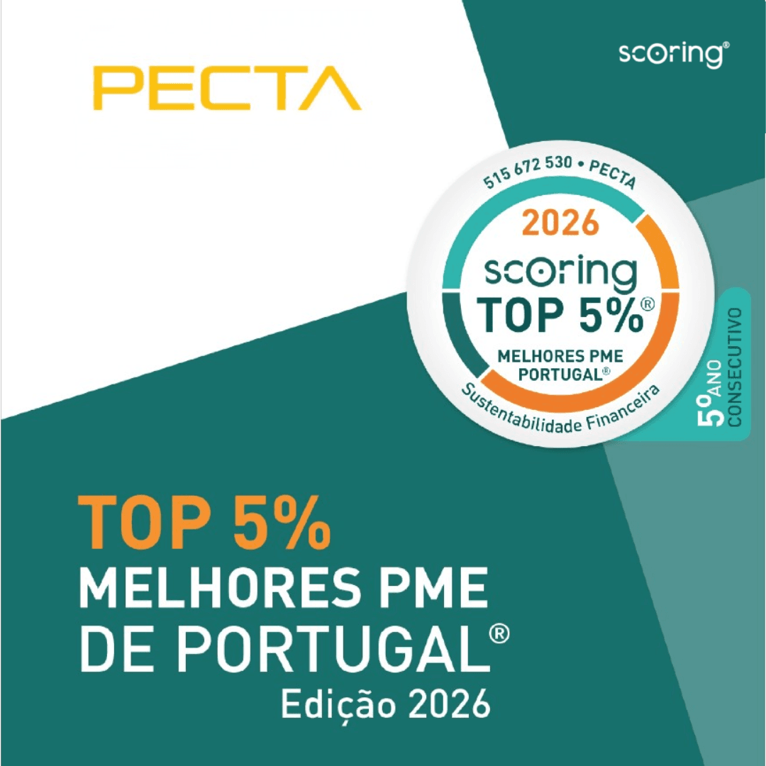 PECTA 22 Certificação TOP 5% Melhores PME de Portugal 2026